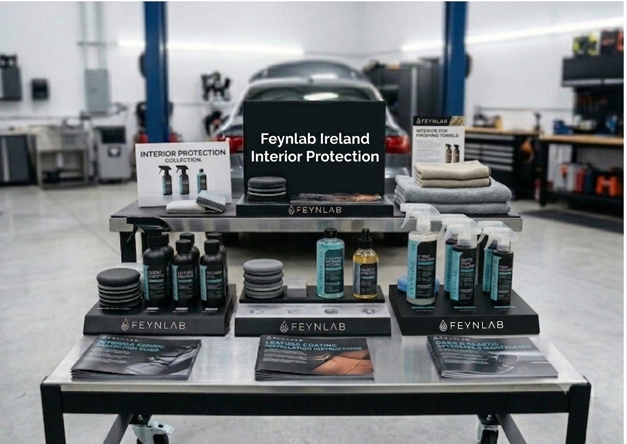 Feynlab Ireland Interior Protection product displayed in a modern show room